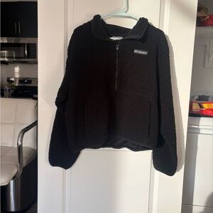 Columbia Women's Black Sherpa Fleece Pullover